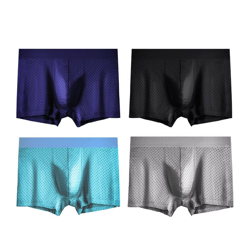 BOXER EN FIBRE DE BAMBOU POUR UN CONFORT TOUT AU LONG DE LA JOURNEE (Lot de 4)